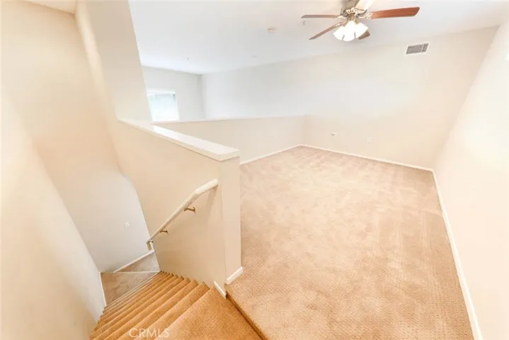 Spacious upstairs loft - can be converted to a third bedroom or used as an office