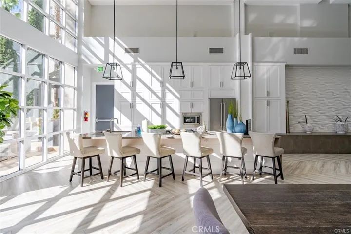 Recently renovated Avenue One Clubhouse incudes full kitchen