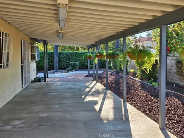 Rear patio