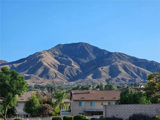 Mountain view from property