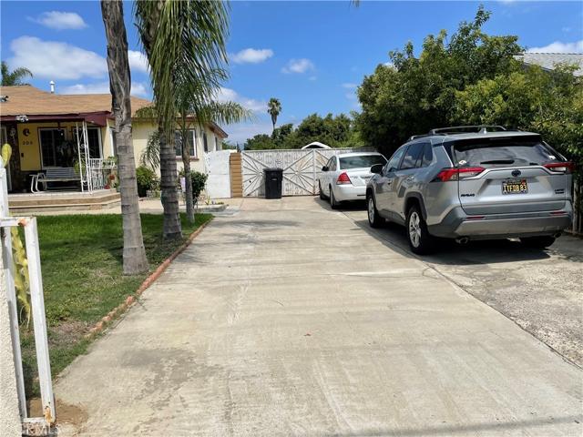 Long front driveway