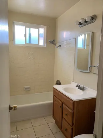 Unit C, bathroom, when it was vacant