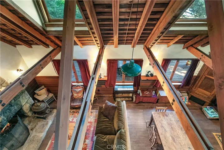View from upper loft looking down