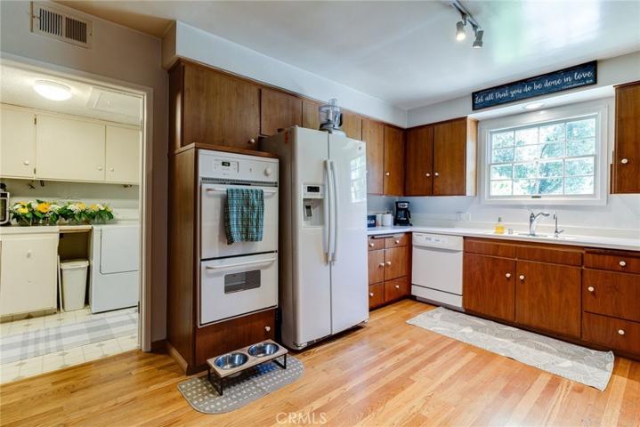 Kitchen with Adjoining Laundry Room