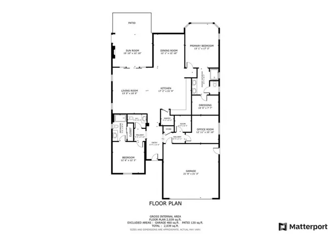 01-17 Pinotage- 2D Floor Plan