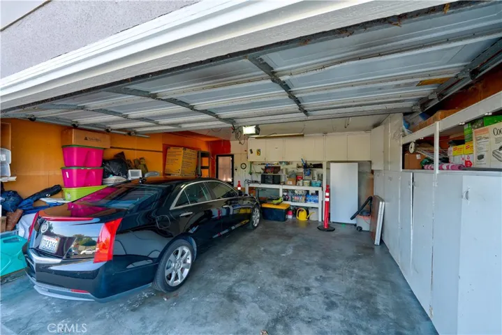 2 car garage with storage