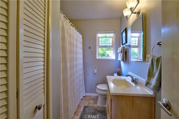 Hallway bathroom
