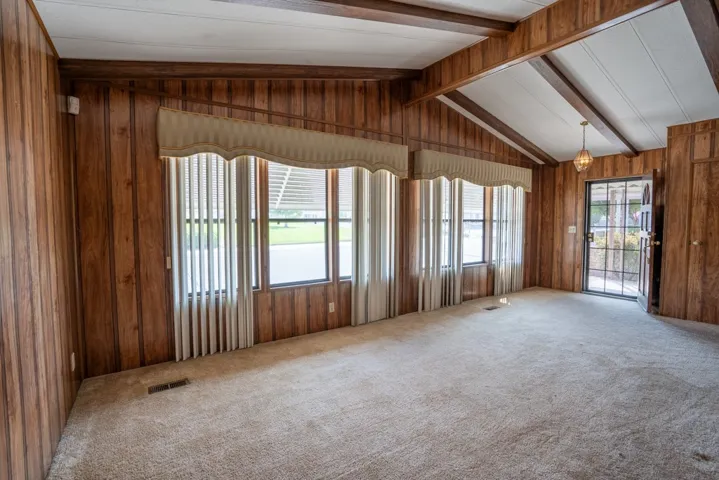 Living room with lots of windows