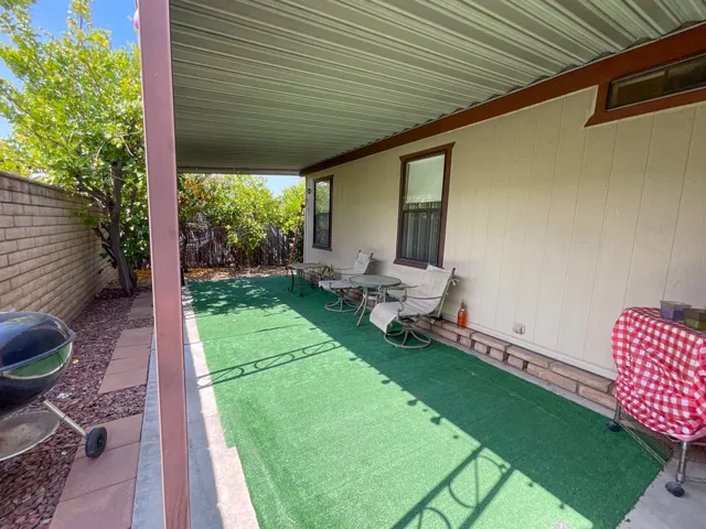 Rear patio