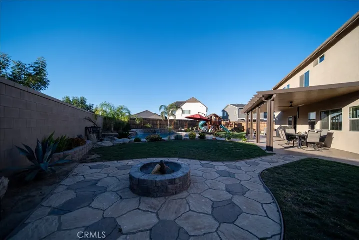 Fire pit area