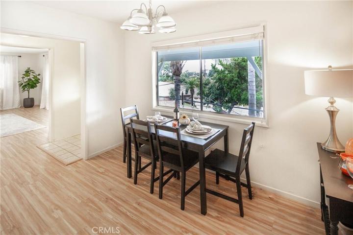 Enjoy the view from the dining room window