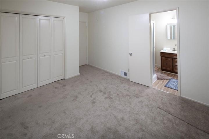 Primary Bedroom has large closet