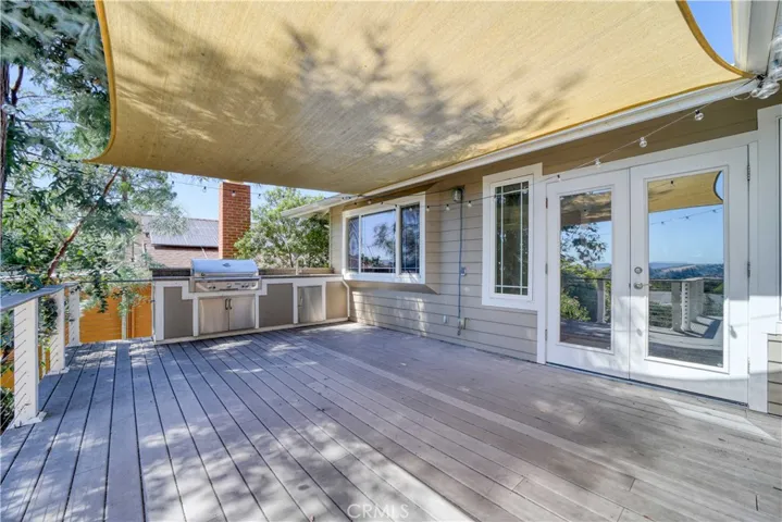 Deck off living room
