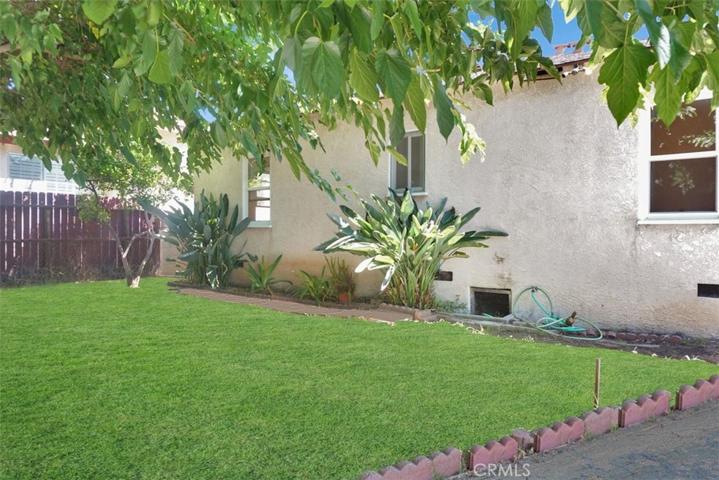 Back side of home