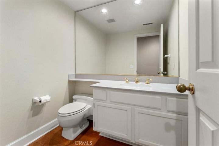 Downstairs powder room