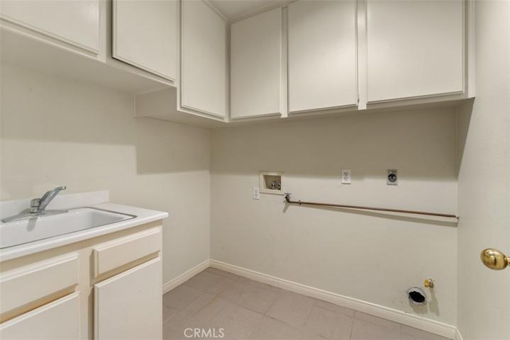 Downstairs laundry room