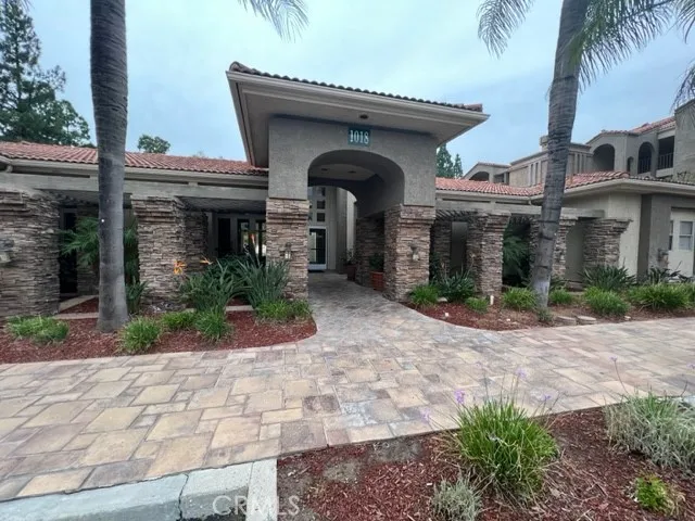 Entrance to clubhouse, gym