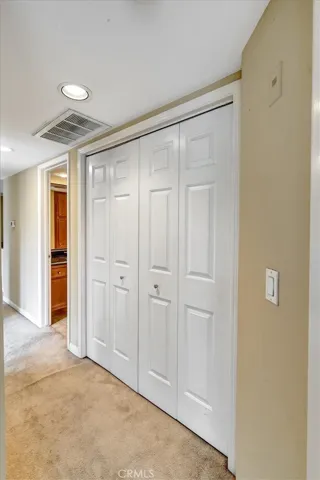 Hallway with Laundry Closet
