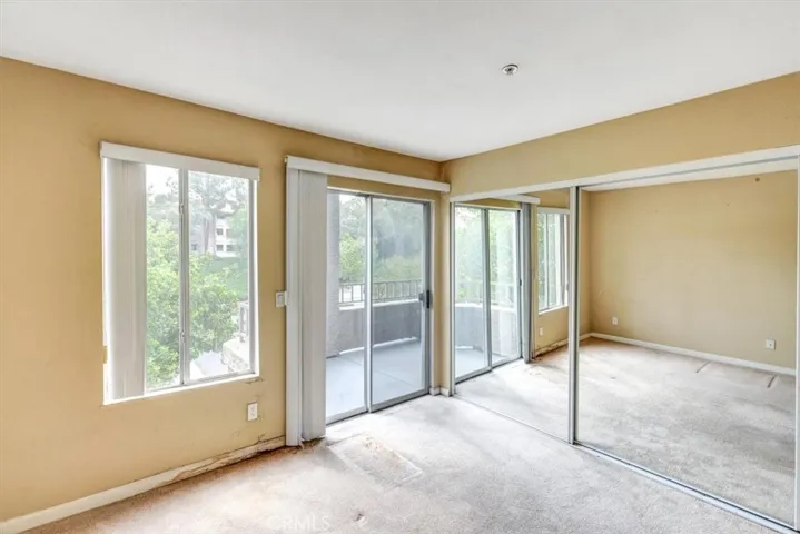 Mirrored closet doors