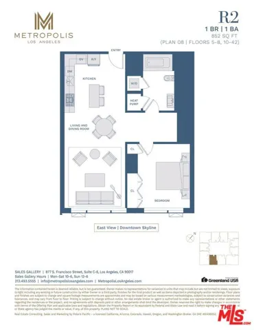 877 Francisco Street Unit 4208, Los Angeles, California 90017