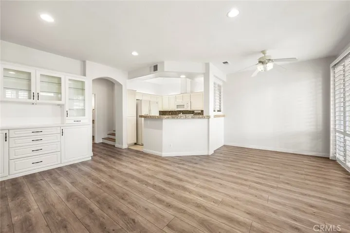 Gorgeous built in cabinets and drawers with quartz top. Plus Vinyl Plank Flooring throughout.