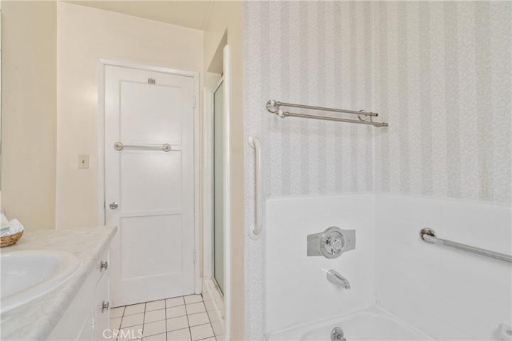 View toward shower