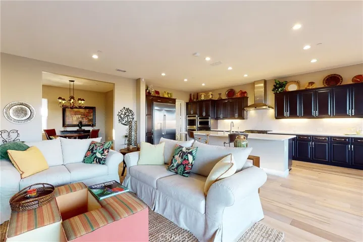  
 
 
7 / 30Great Room with a peek into the game room and with the Gourmet Kitchen as the Backdrop