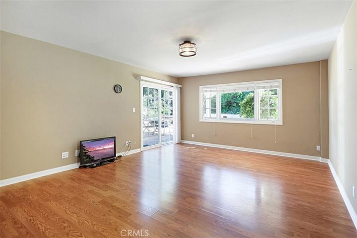 Lower family/rumpus room.  There are 2 bedrooms and a 3/4 bath to the right