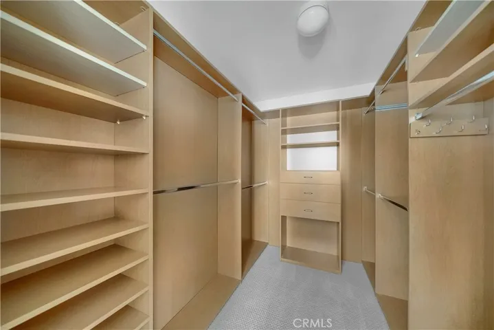 Walk-in Closet Next to Vanity