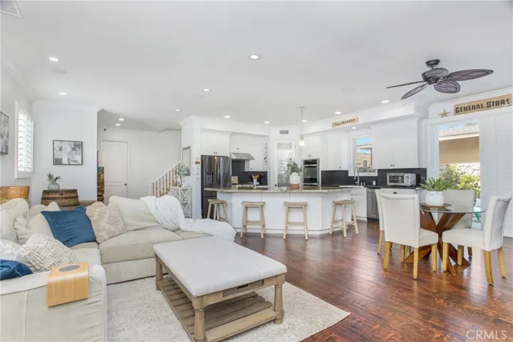 Recessed lighting, crown molding and shutters throughout!