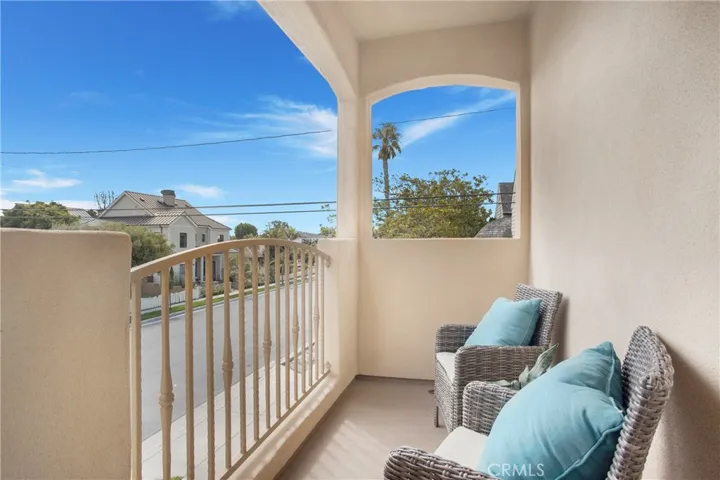 Main house- private balcony off master bedroom