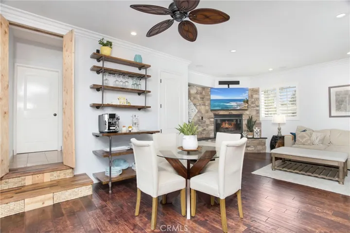Want access to cottage, enter white door to left of shelves.