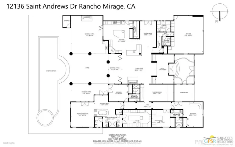 12136 Saint Andrews Drive, Rancho Mirage, California 92270
