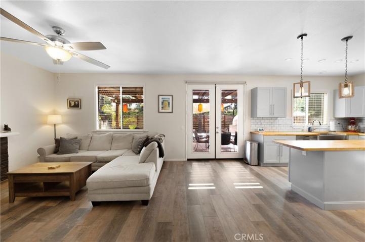 Family room with outdoor access