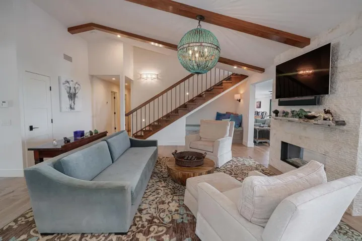 An Inviting Center Family Room