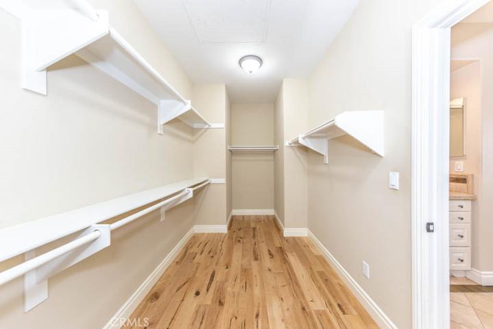 Primary closet
