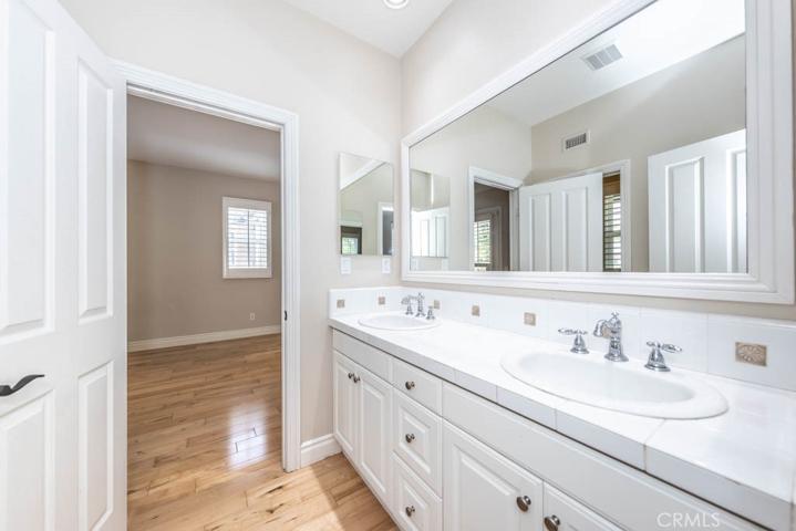 Upstairs Jack and Jill bathroom