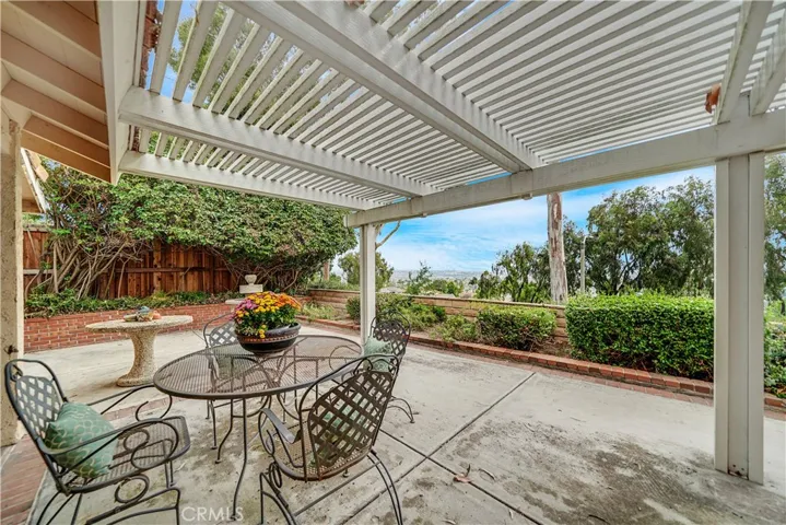 Aluminum patio cover easily washes off.