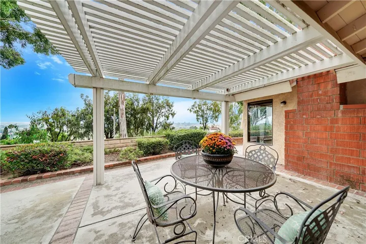 Master bedroom patio has a beautiful view!