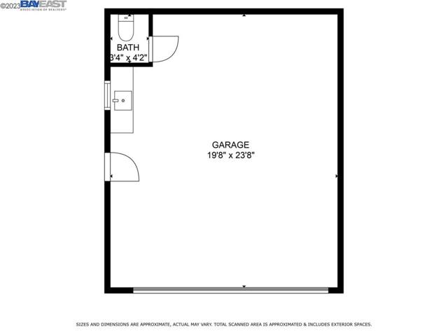 Garage Behind Home Floorplan