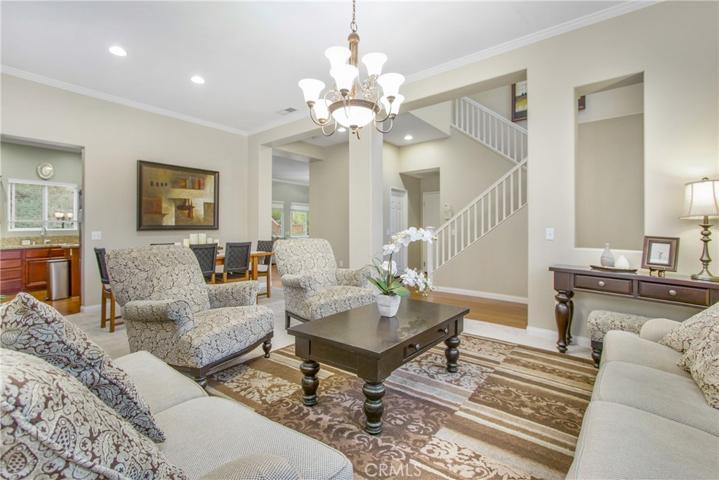 Formal Living-room open to entrance and formal dining area