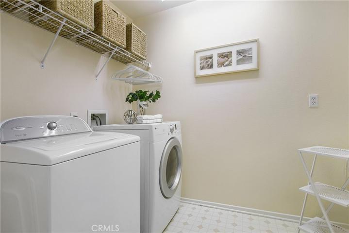Large Laundry room located upstairs
