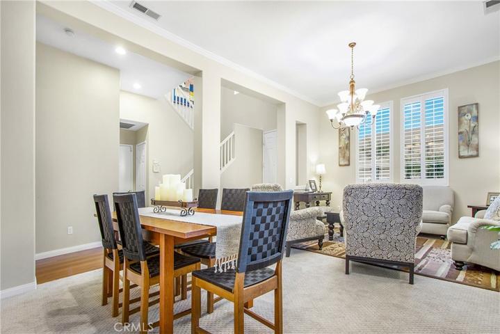 Formal dining area open to formal Living-room