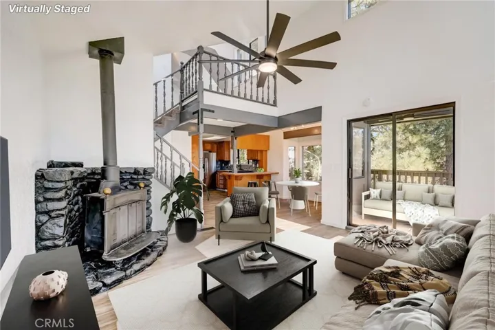 Living Room virtually staged