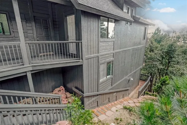 Stairs down to Studio unit