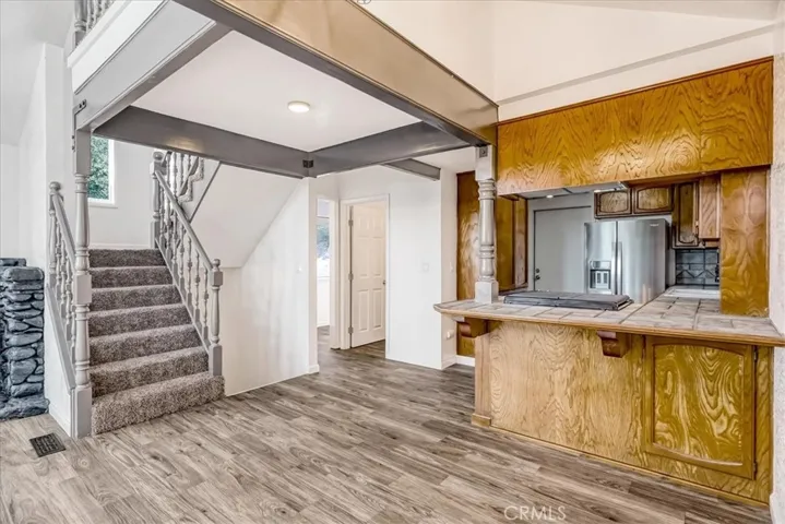 Stairs to large loft