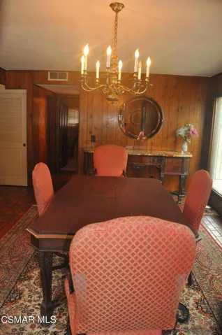 Family room by kitchen