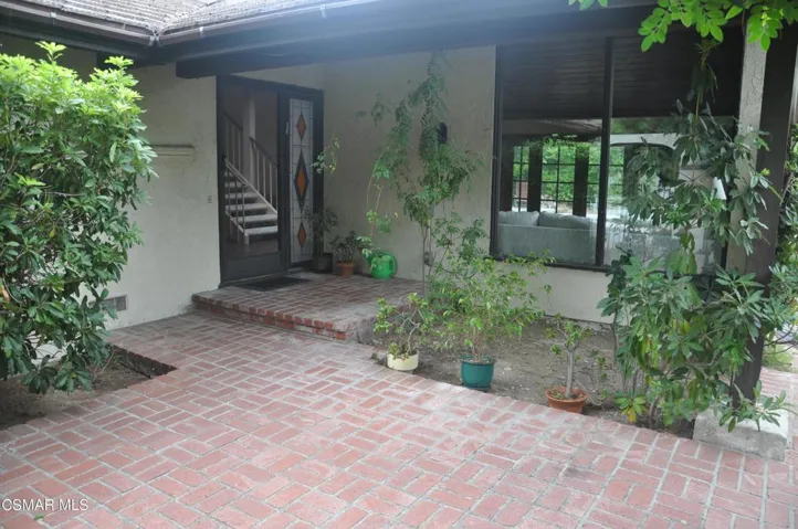 Brick courtyard