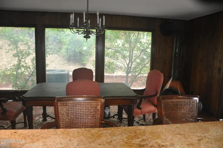 Opens to family room