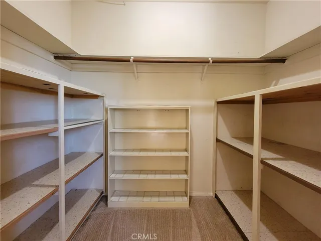 Large storage closet downstairs!